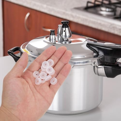 Ipetboom 12pcs Universal Float Valve Silicone Caps Replacement Sealing Rings for Pressure Cooker Accessories Compatible with Electric Pressure Cookers Kitchen Replacement Parts miniatura 5