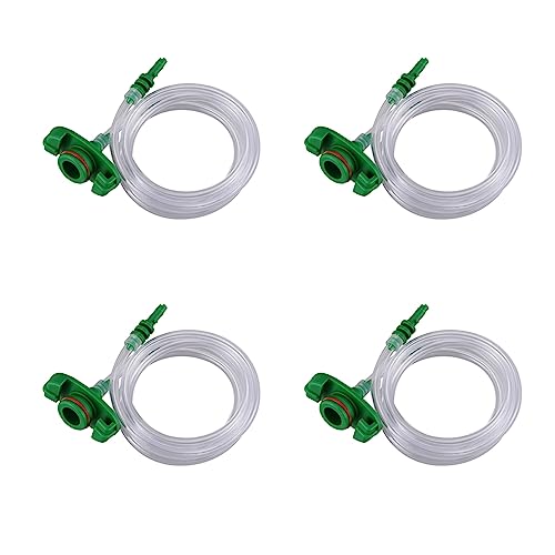 Terpovery 4X 30CC-50CC Plastic Transparent Air Tubing Glue Dispenser Syringe Adapter