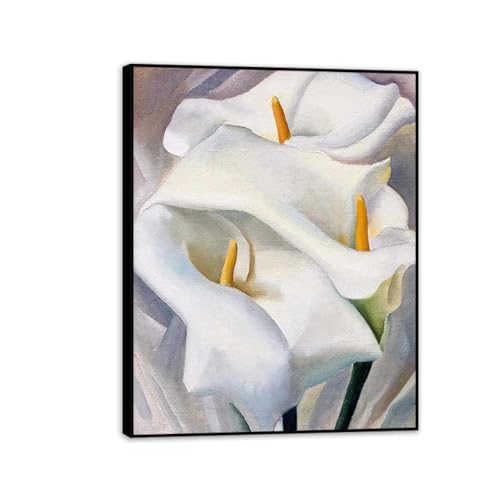 Peinture à l'huile abstraite Georgia O'Keeffe 90x70cm MOBYAT