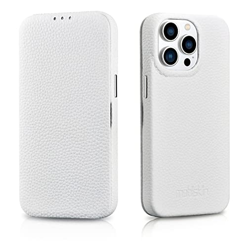 Pochette iPhone 14 Pro Max rabattable cuir ultra-slim