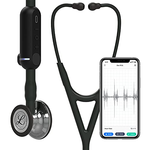 3M Littmann CORE Digital Stethoscope, Our Most Advanced Stethoscope Yet, Up To 40x Amplification,...