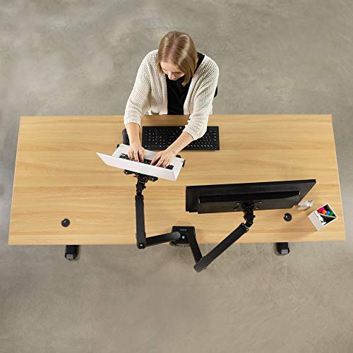 Image of VIVO Adjustable 11 to 17 inch Laptop Holder (Only) for VESA Compatible Monitor Arms | Notebook Adapter for VESA Monitor Mounts up to 100x100mm (Stand-LAP4)