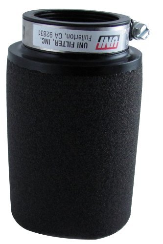 Uni Filter UP-4182 Black Universal Urethane Flange Straight Clamp-On Pod Filter Size: 1-3/4x4 Color: Angled Mount, Model: UP4182, Outdoor&Repair Store