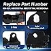 HVAC Blend Door Actuator Compatible with Chrysler 300 2008-2019 Chrysler Town & Country 2008-2016 Dodge Charger/Grand Caravan/Challenger 2008-2019 Replace# 68033337AA 68031977AA 68238243AA 604-024