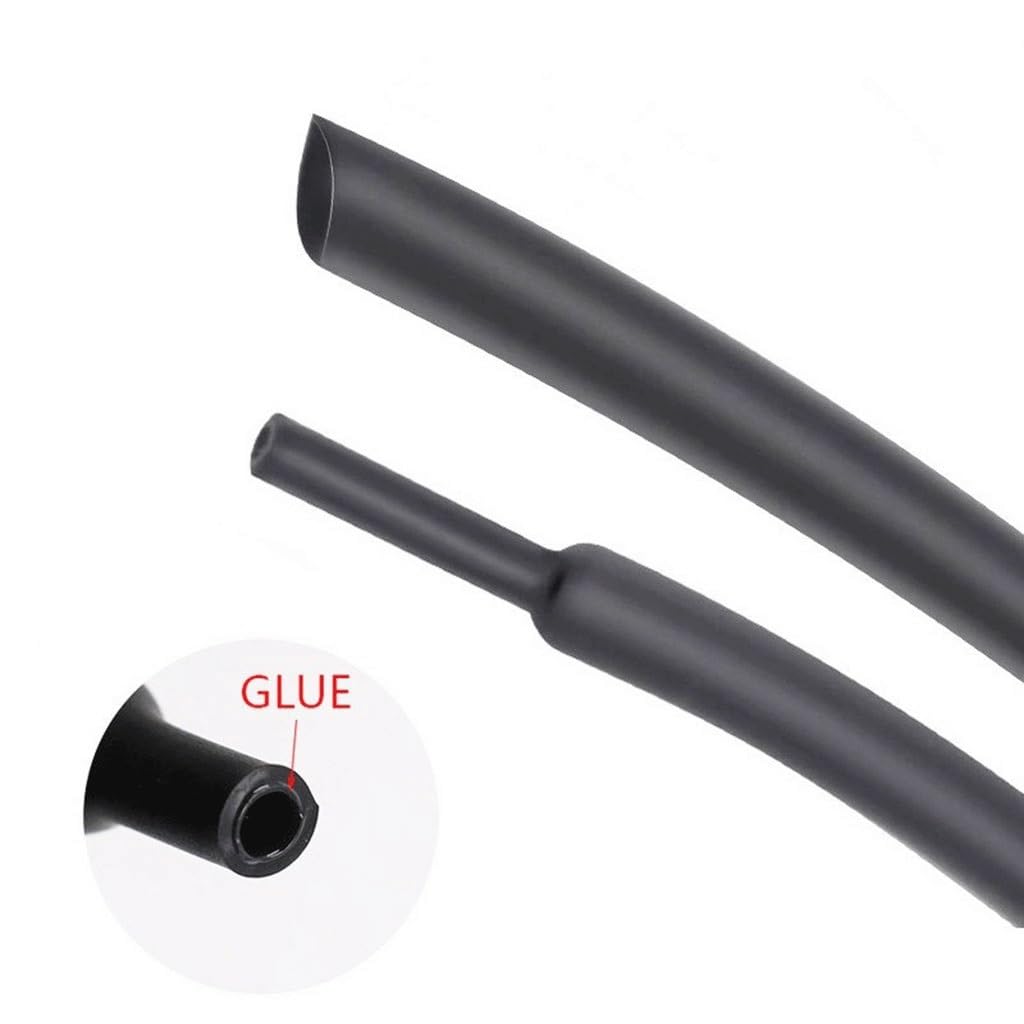 Kit guaina termorestringente con adesivo rivestito di colla 4:1 a doppia parete(12mm)
