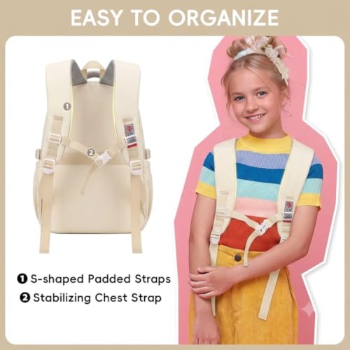 Image of Backpack Bags for Girls, Boys & Women With Multi-pockets, Laptop Bag with Large Capacity Bookbags Waterproof for School, Tuition, College, Camping, Travel