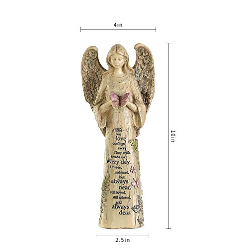 Unp 84G1183-GS Ivy Home Standing Angel With Butterfly Garden Statuary thumb #6