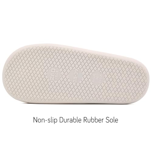 Image of Women's Men's Preppy Happy Face Slippers Comfy Warm Plush Slip-On House Slipper for Winter Indoor Soft Cushion Non-slip Fluffy Slides Slippers