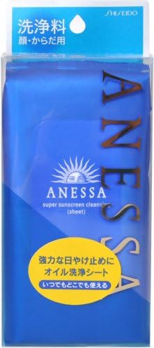 Shiseido ANESSA Super Sun Screen Cleansing Sheet EX 18 sheet