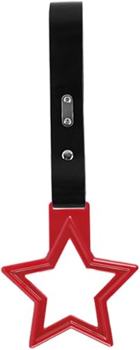 Q1-TECH, JDM Tsurikawa - Anillo japonés para metro, tren, autobús, mango de coche, correa de mano con forma de estrella, anillo de advertencia para