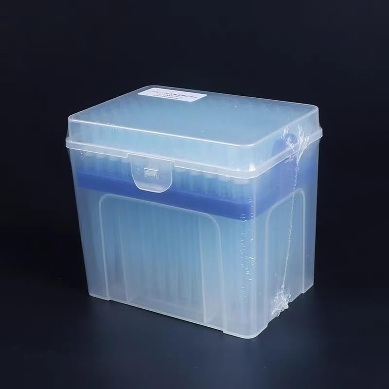 1 lot Lab 10/20/100/200/1000ul sans enzyme d'ADN ARN sans source de chaleur Boîte en polypropylène avec embouts de filtre disponibles en utilisation générale (embouts de 200 ul et boîte)