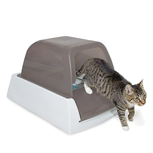 PetSafe ScoopFree Ultra Self-Cleaning Cat Litter Box – Automatic with Disposable Tray – Taupe Covered