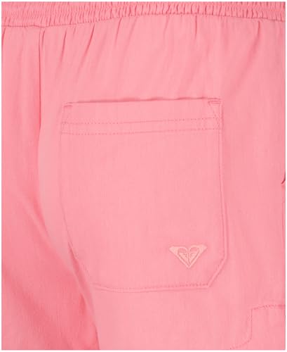 Image of Roxy Girls' Soleil Elastic Waist Shorts, Drawstring Closure, Soft & Comfortable Fit