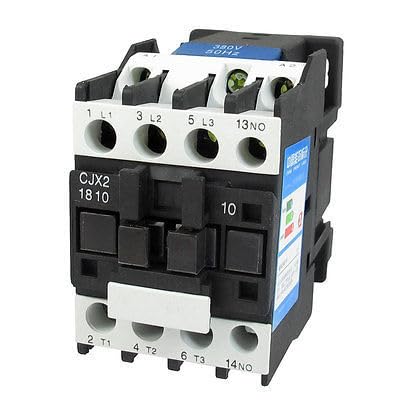 Contacteur CJX2-1810 tripolaire avec bobine 380V pour coupure sécurisée