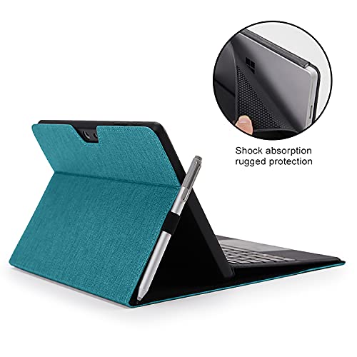 Omnpak Protective Case For Surface Go 3 2021/Surface Go 2 2020/Surface Go 2018 With Stylus Holder, Multiple Angle Slim Lightweight Cover, Compatible With Type Cover Keyboard（Keyboard Not Included） #TOP3