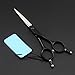 Produktbild GJJSZ Professionelle Friseurschere, Linkshänder Haushaltsdiamant Professionelle Friseurschere Set, Friseur Schneidschere, Ausdünnungsschere, Flachschnitt5,5 Zoll