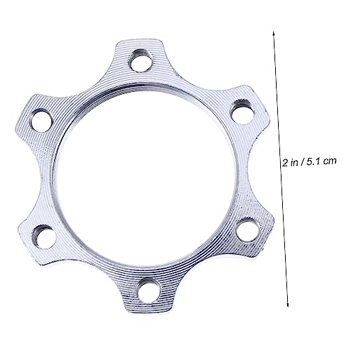 POPETPOP 6Pcs Mountain Bike Disc Brake Rotor Adapter Conversion for Enhanced Performance Compatible with Standard Hubs Durable and Easy to Install