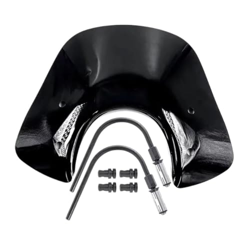 Déflecteur de pare-brise pour moto Vespa LX50 125 GTS300 pare-vent teinté smoke