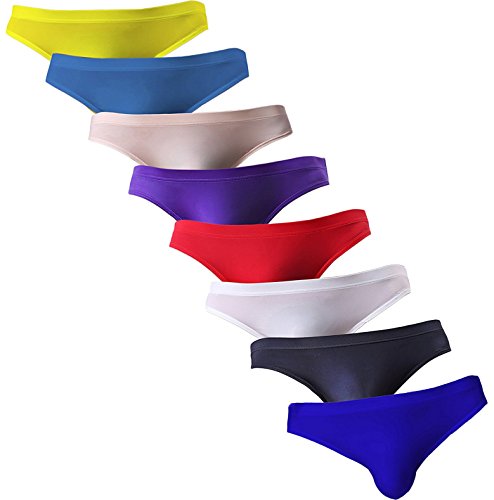 Gudan Mens Silky Bikini Briefs Low Rise Pack Of 4 Or 8, 8Pack, L (Us)=Waist:34"-39"-With Tag Xxl #TOP8