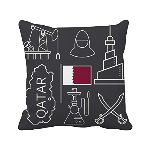 Housse de coussin Qatar beatChong, cadeau déco idéal