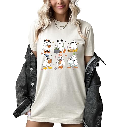 Retro D.isney Ghost Halloween Shirt, M.ickey And Friends Ghost Halloween Shirt, Halloween D.isney Shirt, D.isney Spooky Halloween Tee, M.ickey Ghost Shirt, Spooky Season Shirt