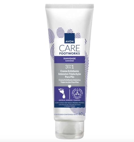 CREME ESFOLIANTE INTENSIVO PARA PÉS Tripla Ação Footworks AVON Care