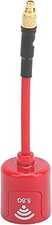 VGEBY 5.8Ghz Antenna, 2.8dbi RHCP High Gain Long Antenna Racing Drone Multicopter Accessory Fit for FPV Racing Drone(Red Straight) Modeling Accessories