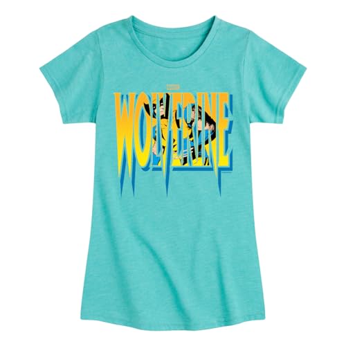Marvel Wolverine - Logo - Toddler and Youth Girls Fitted Short Sleeve Graphic T-Shirt