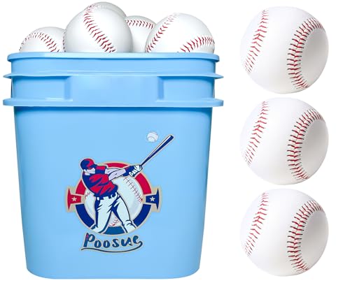 Xifua Youth 12U Soft Leather Baseballs - 24 Count Practice