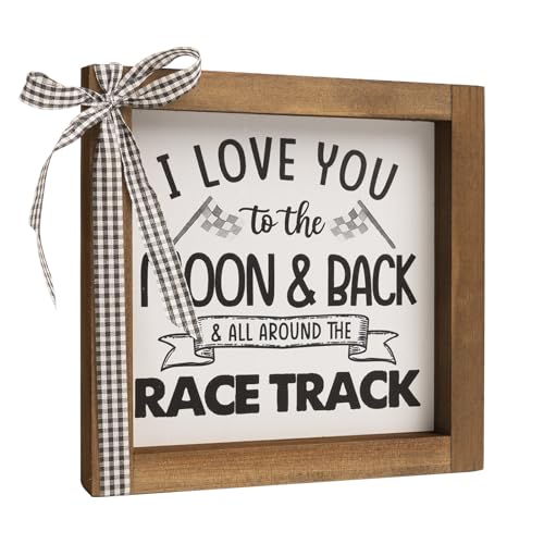 flangairy 6" Race Car Room Decor for Boys, Cars Themed Bedroom Wall Decor