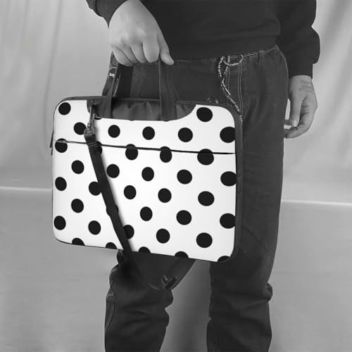 Laptop Tote Bag para hombres y mujeres negro miniatura 2