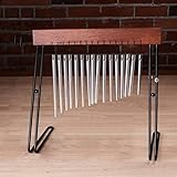 Calidad Superior - Hecho de sólido tubos de aluminio de percusión de alta calidad, proporcionar clara, nítida y largo sonido prolongado, haz adopta el material haya de alta calidad, finamente pulido, liso y sin rebabas, con las esquinas redondeadas ..