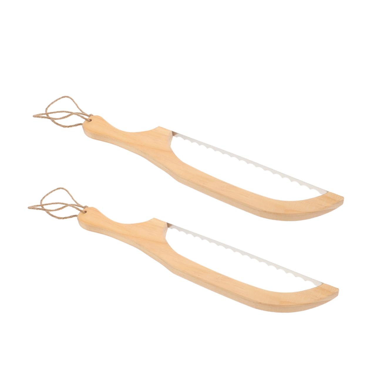 OUNONA 10pièces Couteau à Trancher Le Acier Inoxydable Lot De Outils De Découpe Pour Et Toast Avec Poignée Bois Ergonomique Pour Boulangerie Cuisine Commerciale