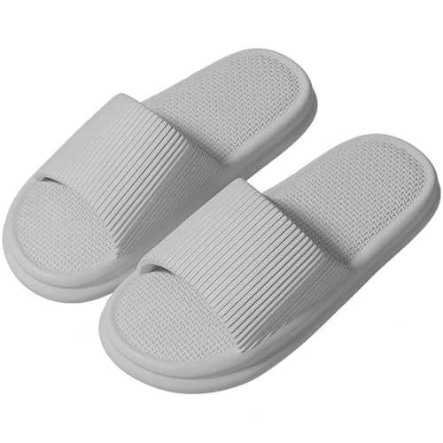 Milaloko Zapatillas de Ducha para Hombres y Mujeres Zapatillas de Baño Antideslizantes Sandalias de Ducha Unisex Zapatos de Piscina para Baño Cubierto en el Hogar