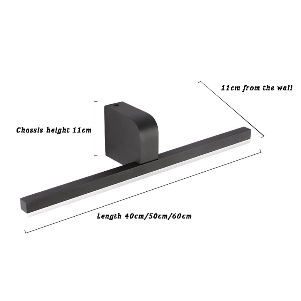 Badezimmer-Spiegel-Leuchten LED Spiegel Scheinwerfer Badezimmer Nordic Spiegel Schrank Makeup Lampe Modern Minimalistische Spiegelkleider Wasserdichte Badezimmer Wandleuchte, Neutrallicht Badezimmerle