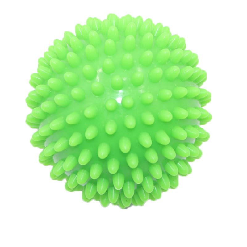 Exercise Balls Soft Pilates Ball - Exercise Core Pelvic Exercise Stability Spiky Soft Massage Ball Trigger Point Reflexology Stress Release Body Spiky Balls Fitness Finger Rel(Size:9cm,Color:Green)