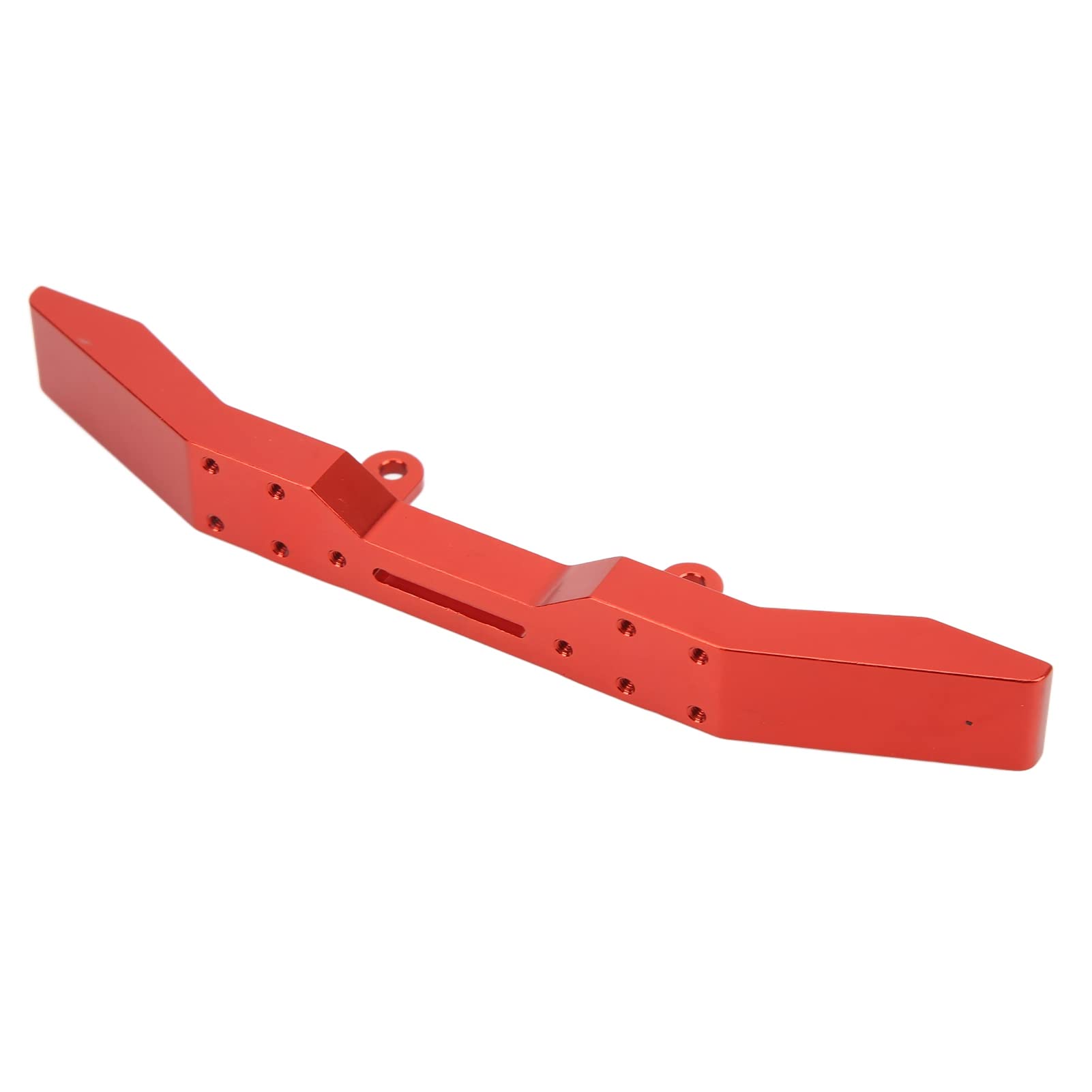 Chasis de metal Wangcmcol RC para mejorar el modelo de coche, aleación de aluminio ligera y duradera, diseño realista altamente simulado, fácil de instalar y desmontar. (Rojo)