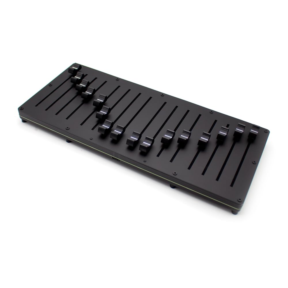 Toplionace 16-Kanal-Midi-Cc-Controller mit 100-Mm-Schiebefadern für Daw-Musiksoftware, Typ-C-Schnittstelle, Plug-and-Play