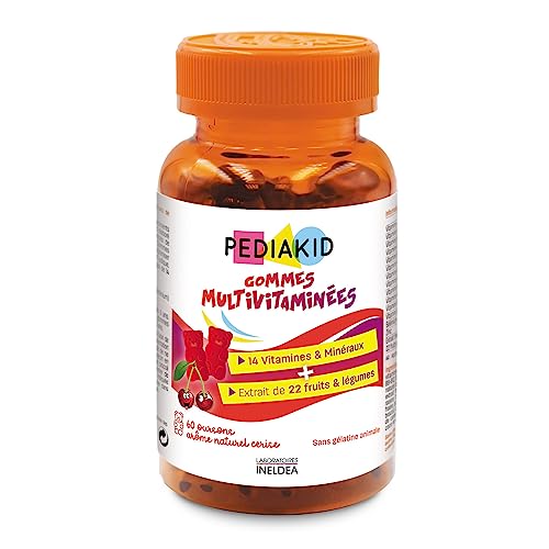 Pediakid Gommes Multivitaminées, 60 gommes