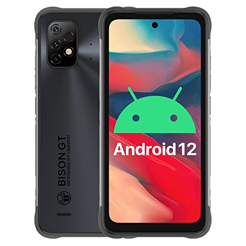 UMIDIGI Bison GT2 Resistente Smartphone Sin Contrato Barato(2022), 8GB+128GB Rugged Phone,Android 12,64MP+24MP Teléfono Movil,6.5' FHD+Teléfono,6150mAh Bateríam,Octa-Core/Dual SIM/IP68/NFC/GPS/OTG