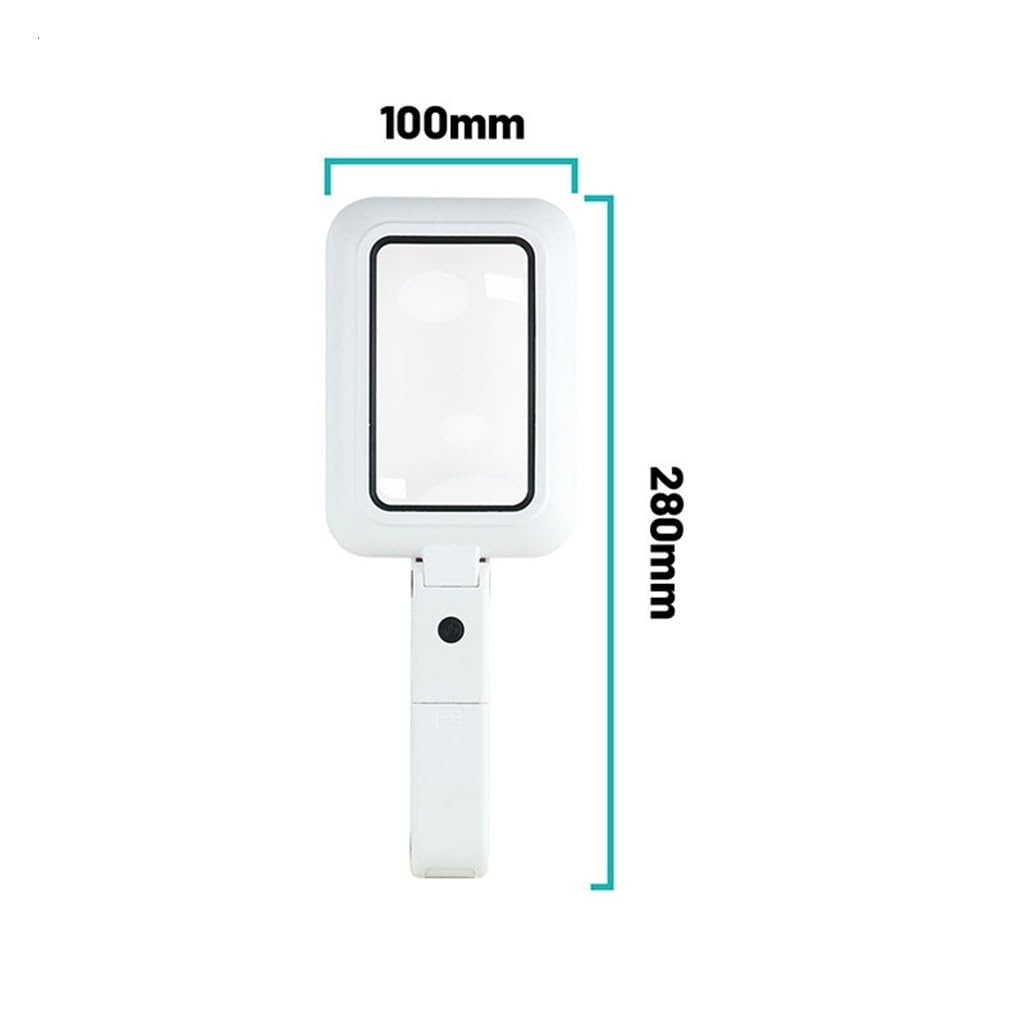 Lupa Plegable De Sobremesa Circuit con Enchufe para Luz Cálida Y Fría.,