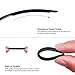 ToughAsNails Black Replacement Rubber Kits Ear Socks and Nose Pads for Oakley Flak 2.0 XL OO9188/Flak 2.0 OO9295 Sunglasses