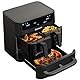 Cuisinart Tri Zone 13,6L Heißluftfritteuse & Ofen | PFAS-frei | XXXL-Kapazität | 3 Kochzonen | 2×4,3L Körbe + 5L Ofen | 9-in-1: Frittieren, Rösten, Grillen, Backen, Aufwärmen, Dörren, Pizza, Toast