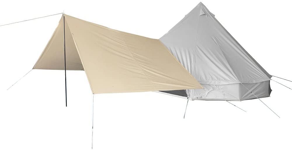 Bâche universelle en coton imperméable pour tente tipi et yourte 4 saisons