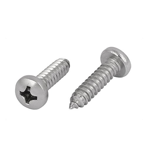 Tornillos Autoperforantes de Acero Inoxidable 316 M6.3x25mm 10 piezas miniatura 2