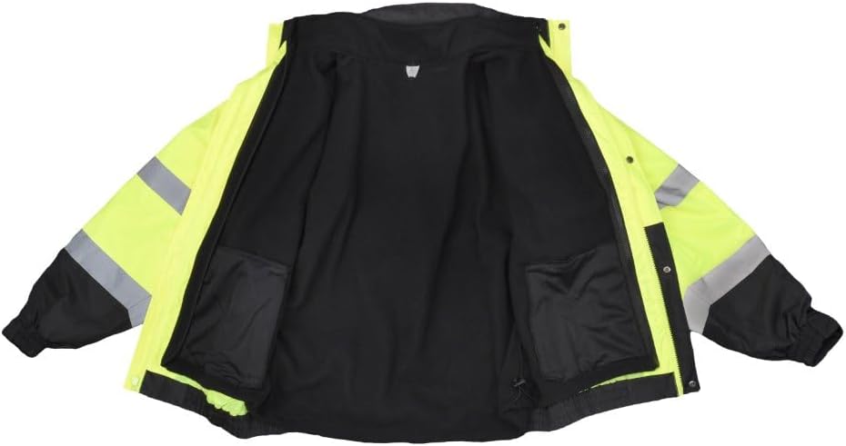 Durable Ripstop Bomber Jacket with Color Blocking