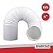 SPARES2GO extra larga universal de condensador de tubo de ventilación manguera para...