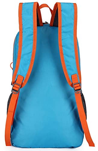 Eaglepigeon Foldable Backpack Waterproof Backpack Lightweight Backpack Hiking Backpack Travel Backpack 20L Daypack (Orange) #TOP4