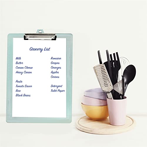 Prancheta Ofício Universal c/2 Réguas Laterais e Prendedor Metálico Wire Clip, Acrimet, (Cor Verde C