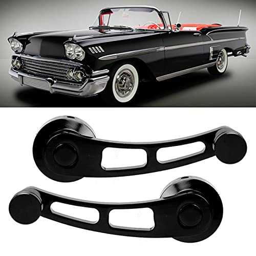 Image of Window Crank Handle,Window Crank Handle Replacement,Alloy Winder Riser for Classic Car (Black)